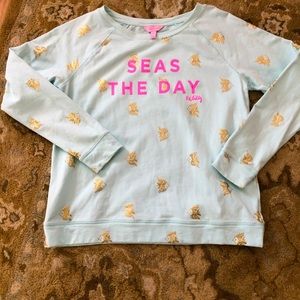 Lily Pulitzer pullover. NWOT. Size Med